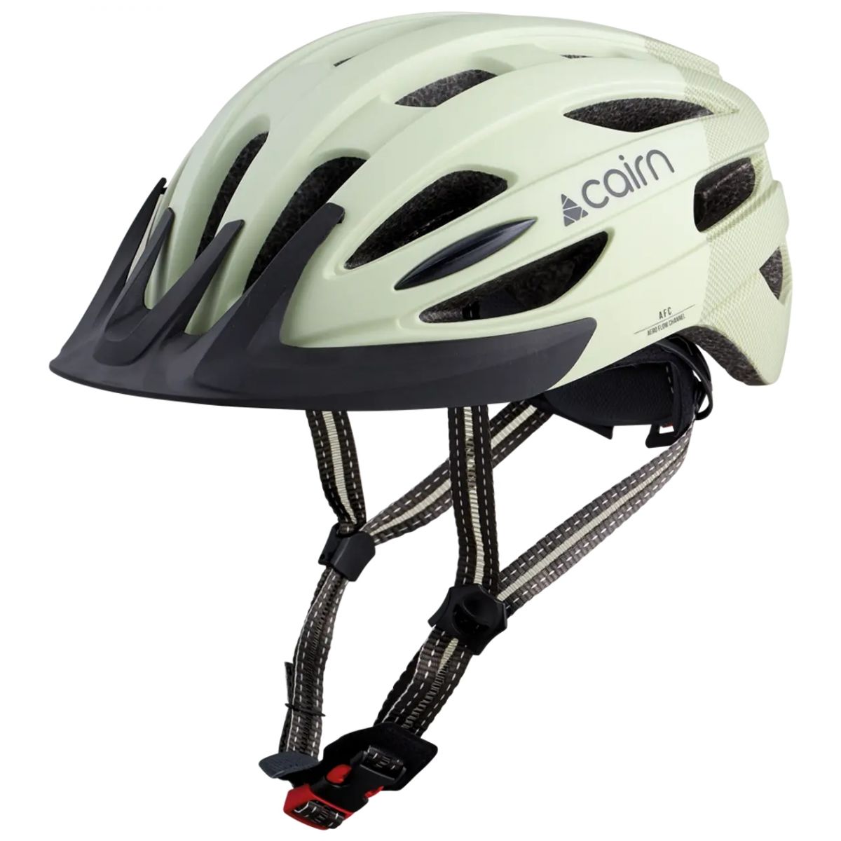 Cairn Fusion, cykling helmet, mat agate gray triangle
