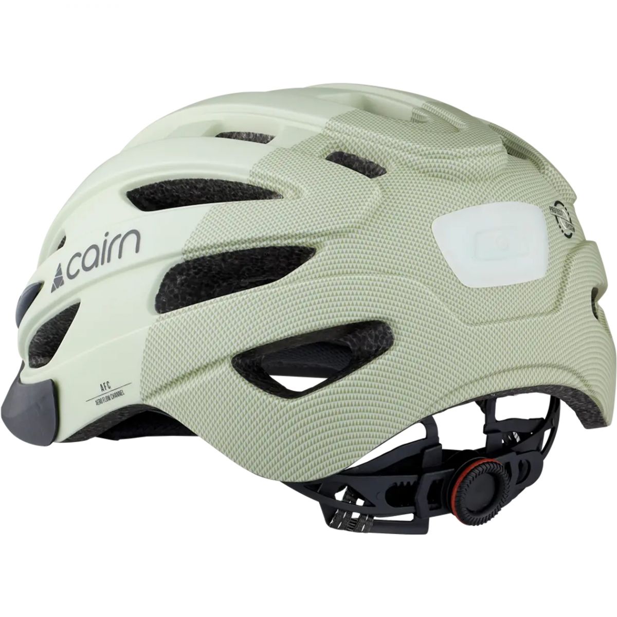 Cairn Fusion, cykling helmet, mat agate gray triangle