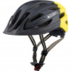 Cairn Fusion, cykling helmet, mat black neon yellow