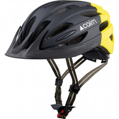 Cairn Fusion, cykling helmet, mat black neon yellow