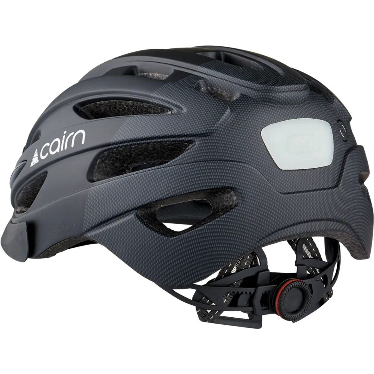 Cairn Fusion, cykling helmet, mat black triangle