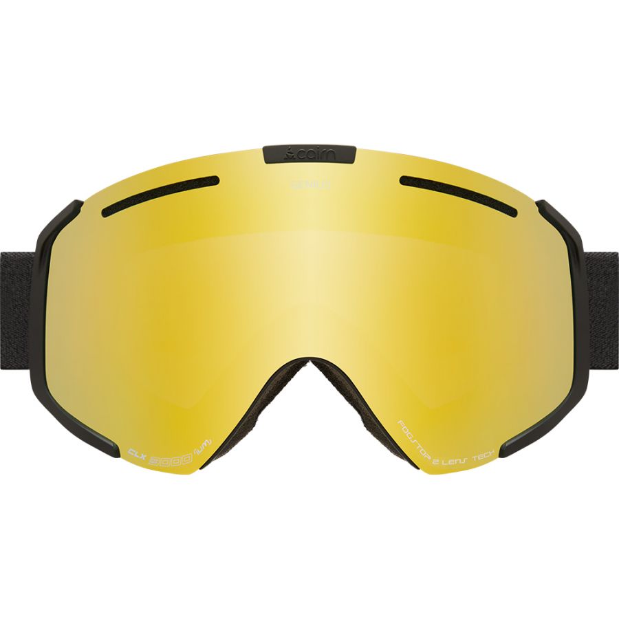 Cairn Genesis CLX3000, ski goggles, mat black gold