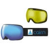Cairn Gravity, lunettes de ski, mat noir/bleu