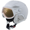 Cairn Helios Evolight NXT, casco da sci con visiera, bianco opaco