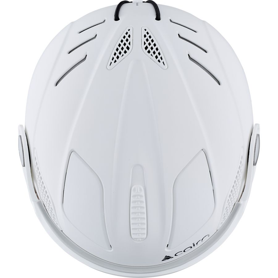 Cairn Helios Evolight NXT, casco da sci con visiera, bianco opaco