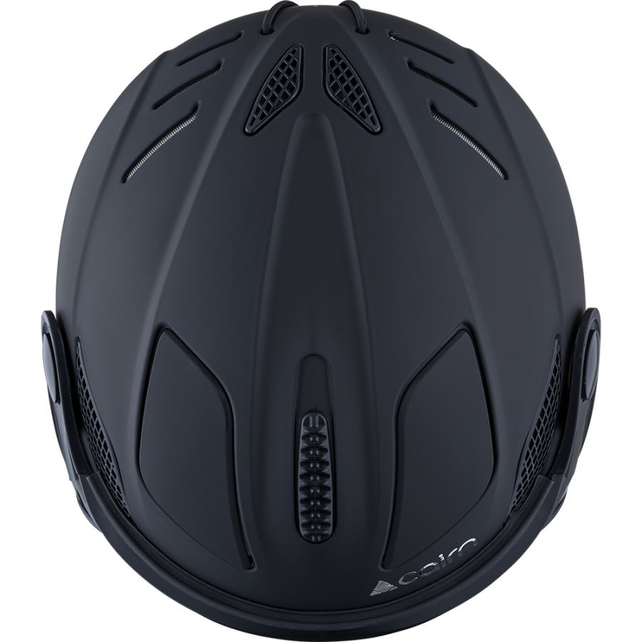 Cairn Helios Photochromic casco de esquí con visera, negro mate