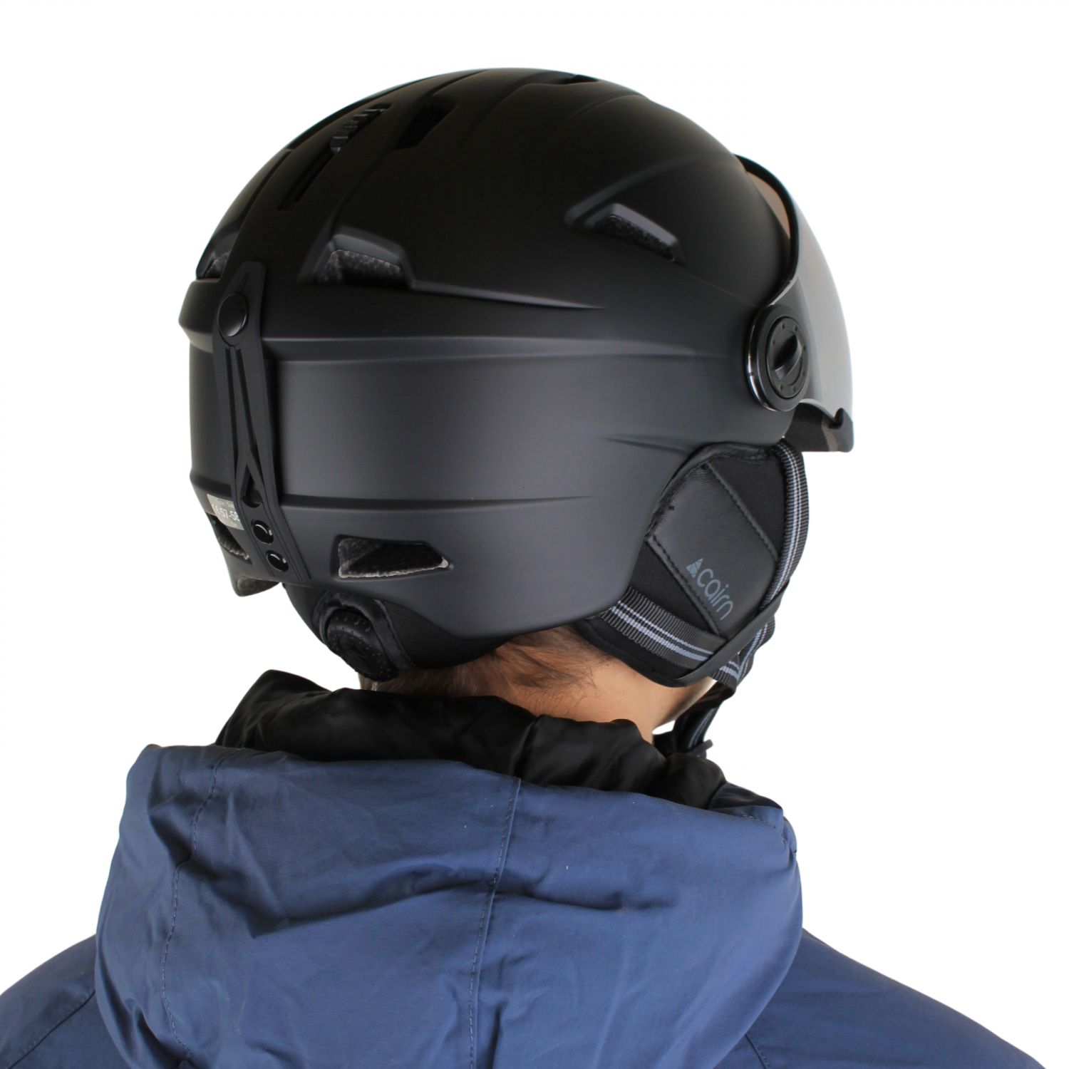 Cairn Impulse, casque de ski avec visière, noir