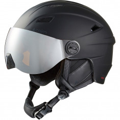 Cairn Impulse, ski helmet with visor, mat black