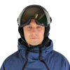 Cairn Impulse, ski helmet with visor, mat black