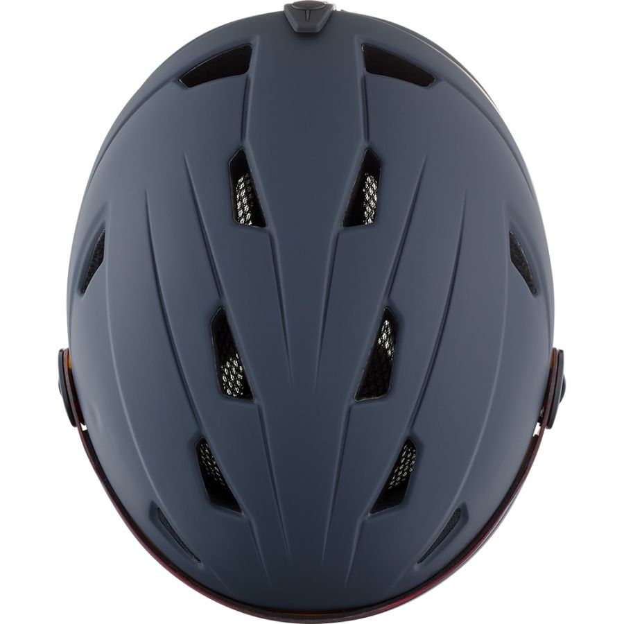 Cairn Impulse Visor, casco da sci con visiera, grigio