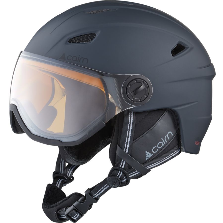 Cairn Impulse Visor Photochromic, casco da sci con visiera, grigio