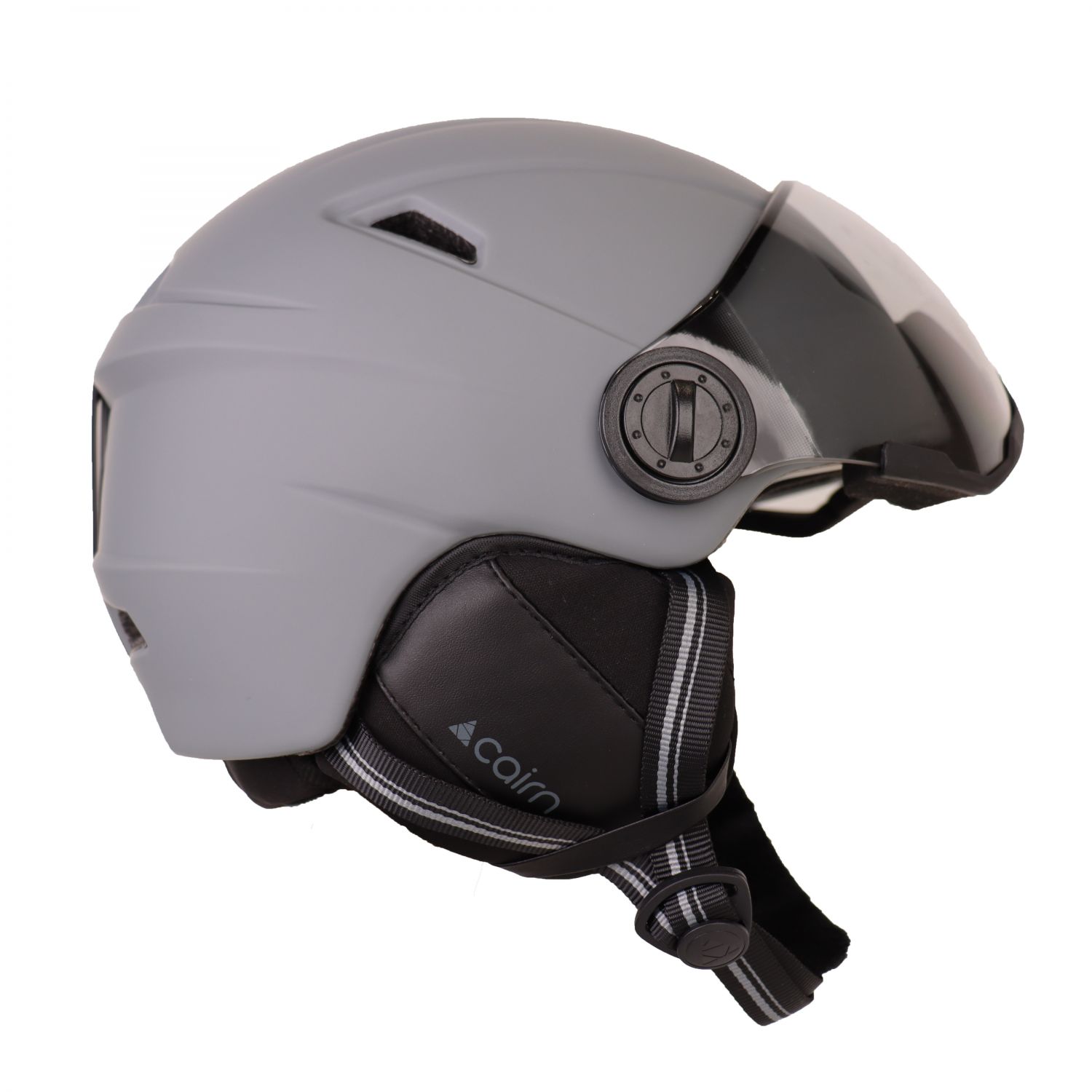Cairn Impulse Visor Photochromic, kask narciarski z wizjerem, szary