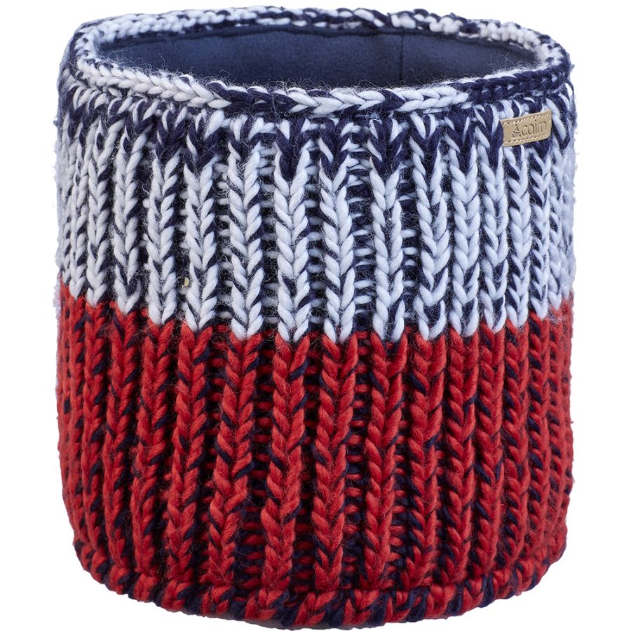 Cairn Justin, calentador de cuello, junior, rojo/azul melange