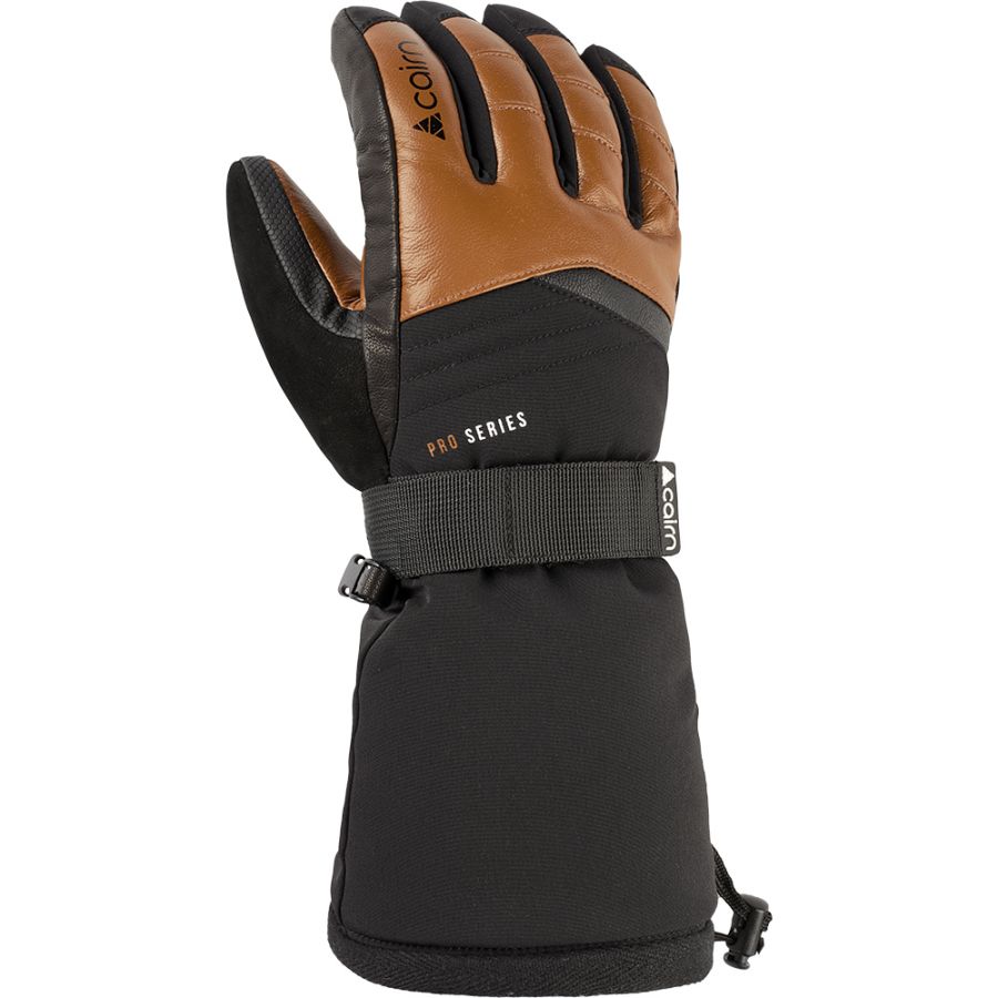 Cairn Kailash 3 C-Tex Pro, lyžiarske rukavice, pánske, čierna/hnedá