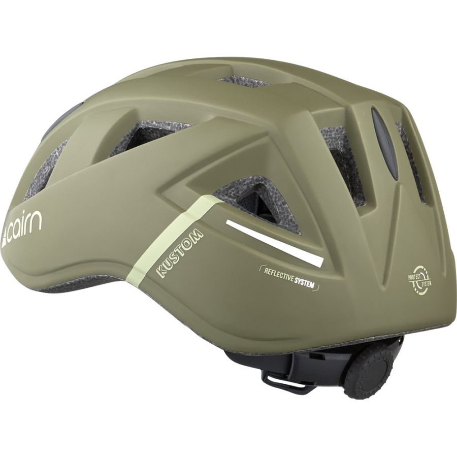 Cairn Kustom, bike helmet, junior, green