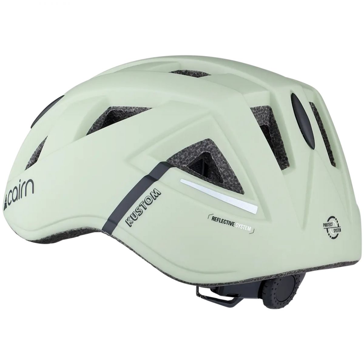 Cairn Kustom, cykling helmet, junior, mat agate gray