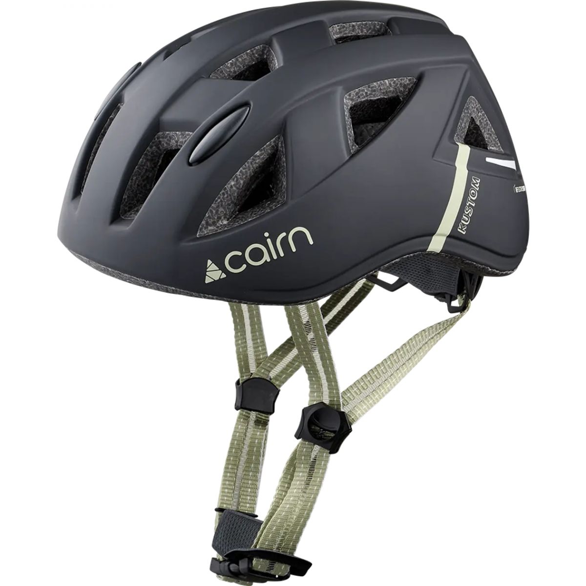 Cairn Kustom cyklistická prilba, junior, čierna