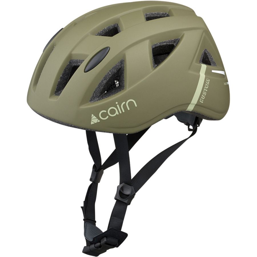Cairn Kustom, Sykkelhjelm, Junior, Mat Olive