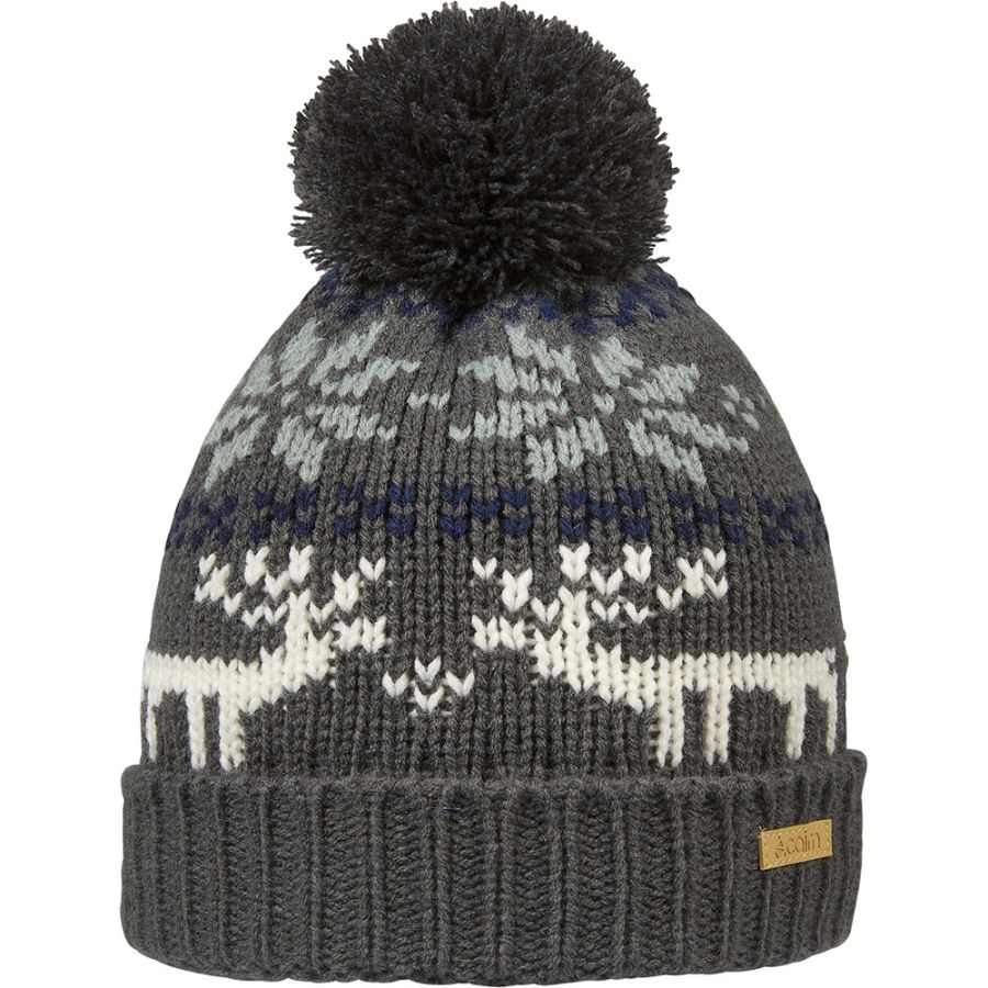 Cairn Mae, gorro, júnior, jacquard de oso