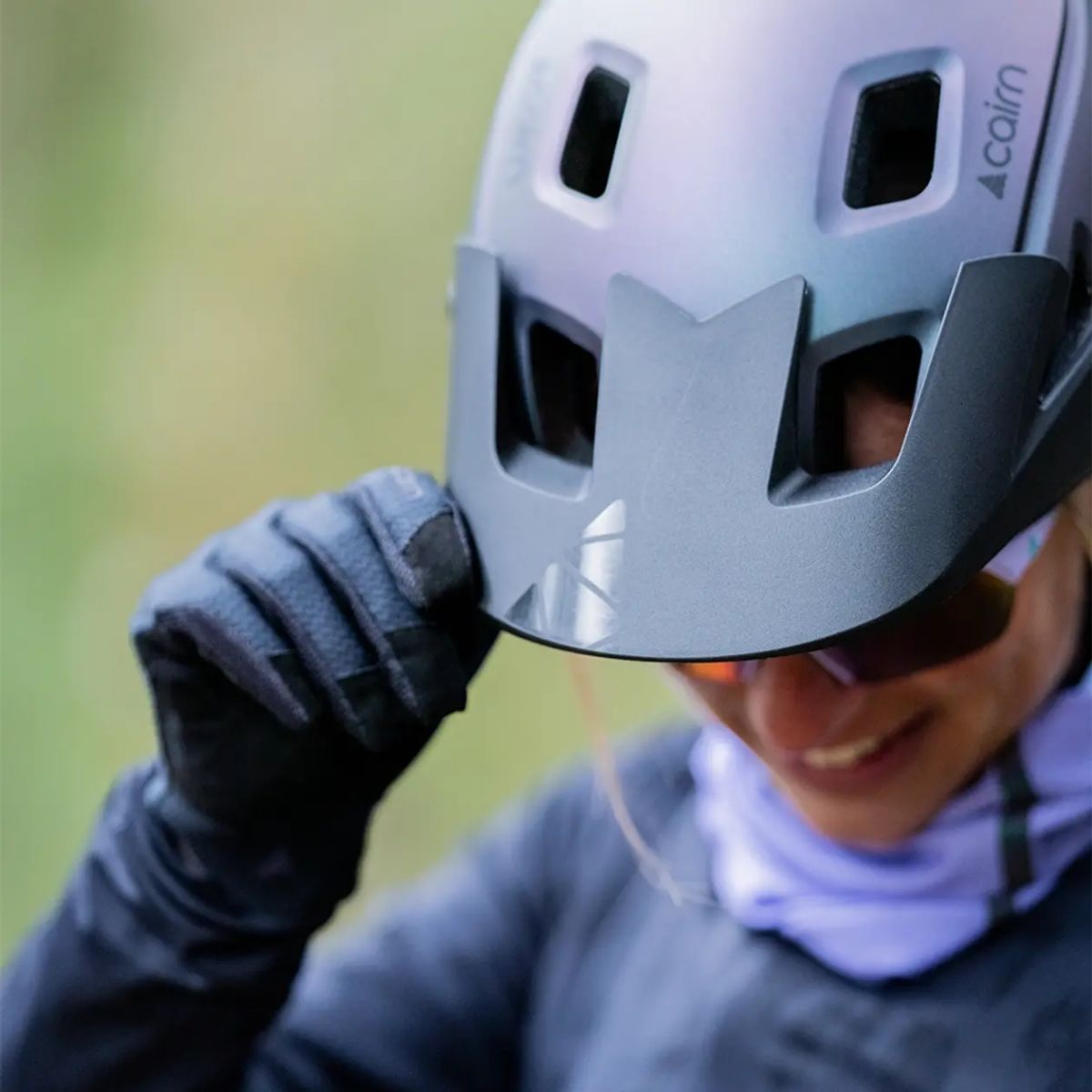 Cairn Magma, cykling helmet, mat metallic cameleon