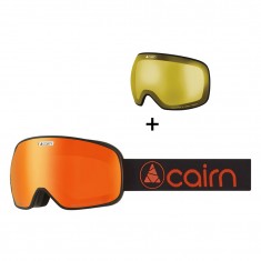 Cairn Magnetik, gafas de esquí, negro mate naranja