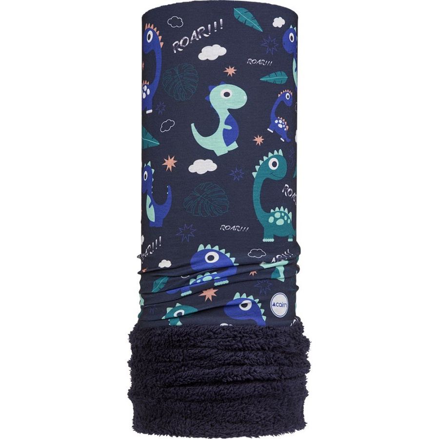 Cairn Malawi Polar Plush, nekwarmer, junior, blue dino