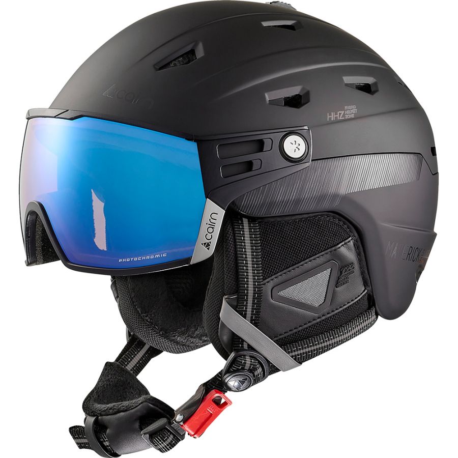 Cairn Maverick Evolight casque de ski avec visière, noir