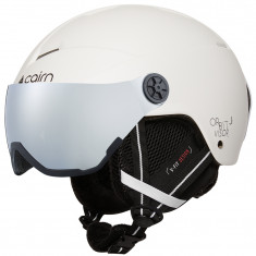 Cairn Orbit Visor J, casque de ski, junior, mat blanc