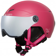 Cairn Orbit Visor J, ski helmet, junior, mat fluo fuchsia