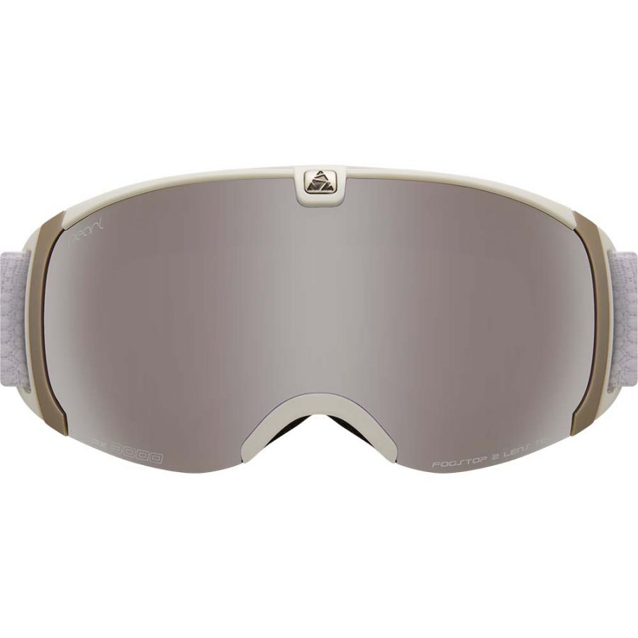 Cairn Pearl, ski goggles, mat white silver