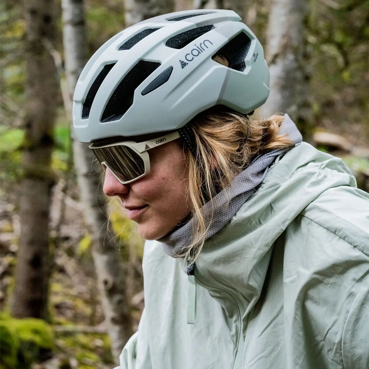 Cairn Prism II, cykling helmet, mat agate grey