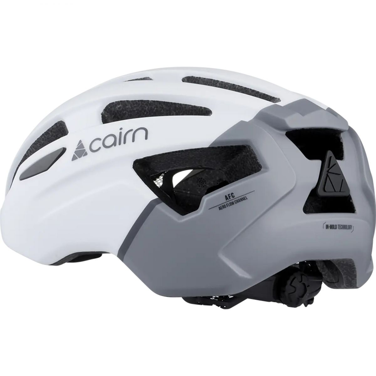 Cairn Prism II, cykling helmet, mat white pearl