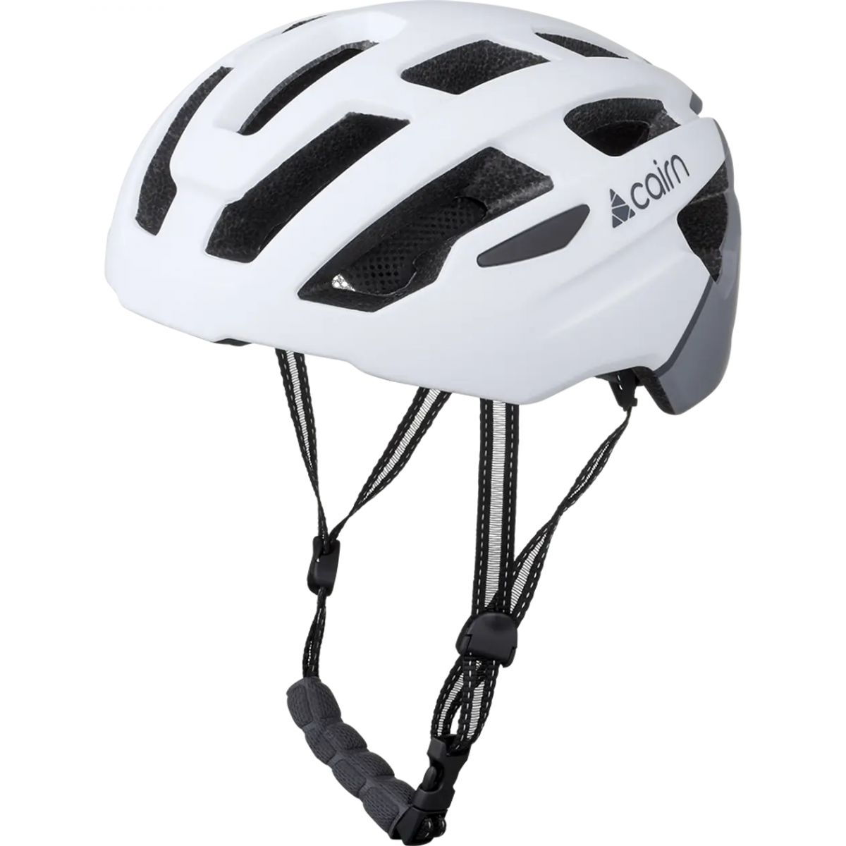 Cairn Prism II, cykling helmet, mat white pearl