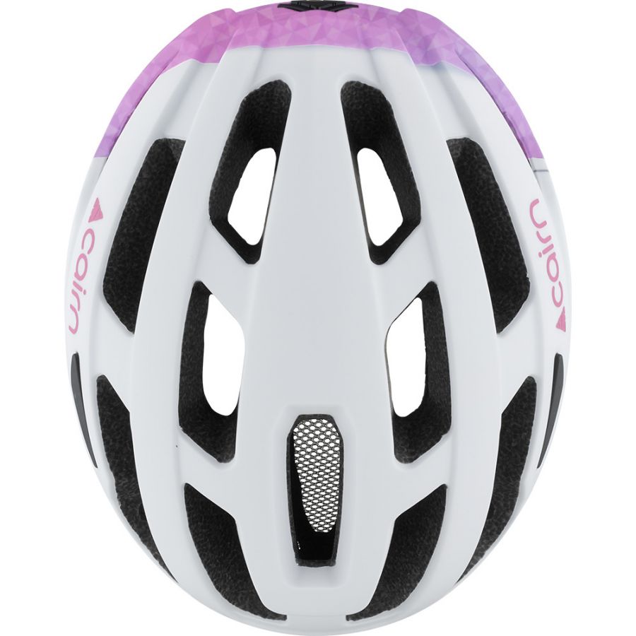 Cairn Prism J II, casco de ciclismo, junior, blanco