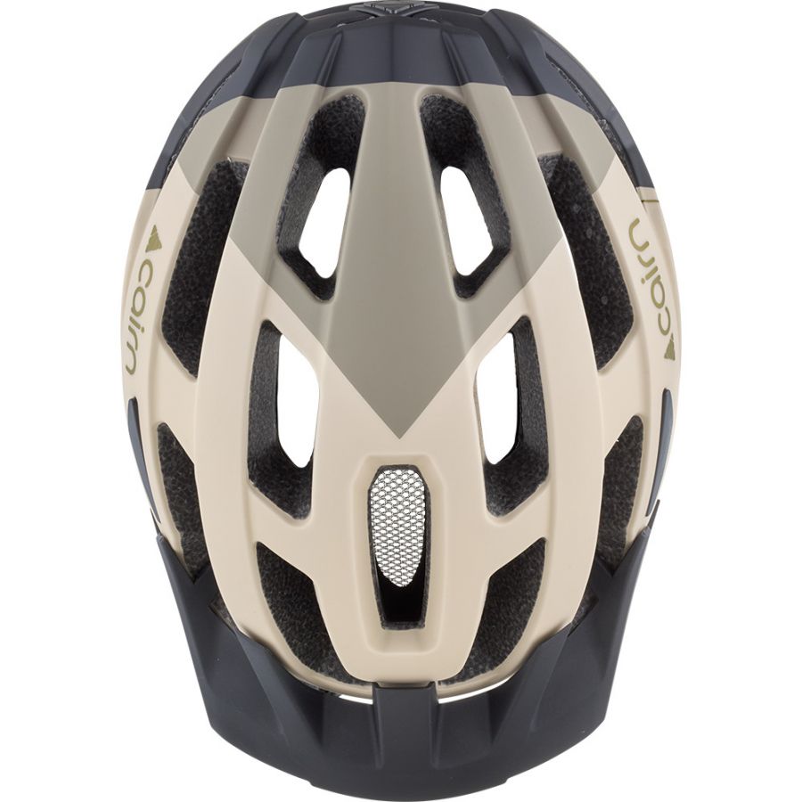 Cairn Prism XTR II, cykelhjelm, beige/grøn