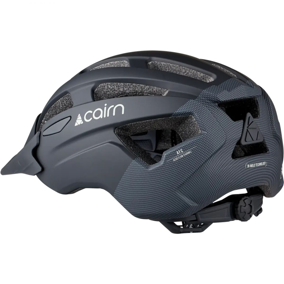 Cairn Prism XTR II, cykling helmet, mat black triangle
