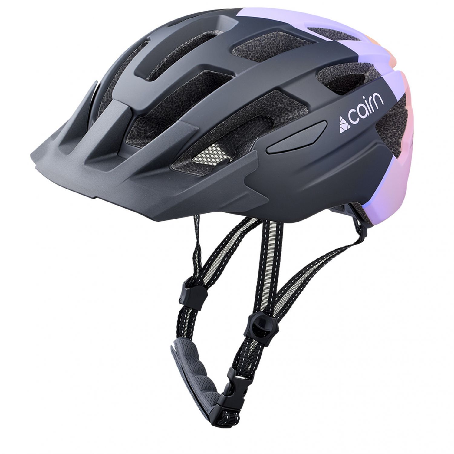 Cairn Prism XTR II J, cyklistická prilba, junior, čierna