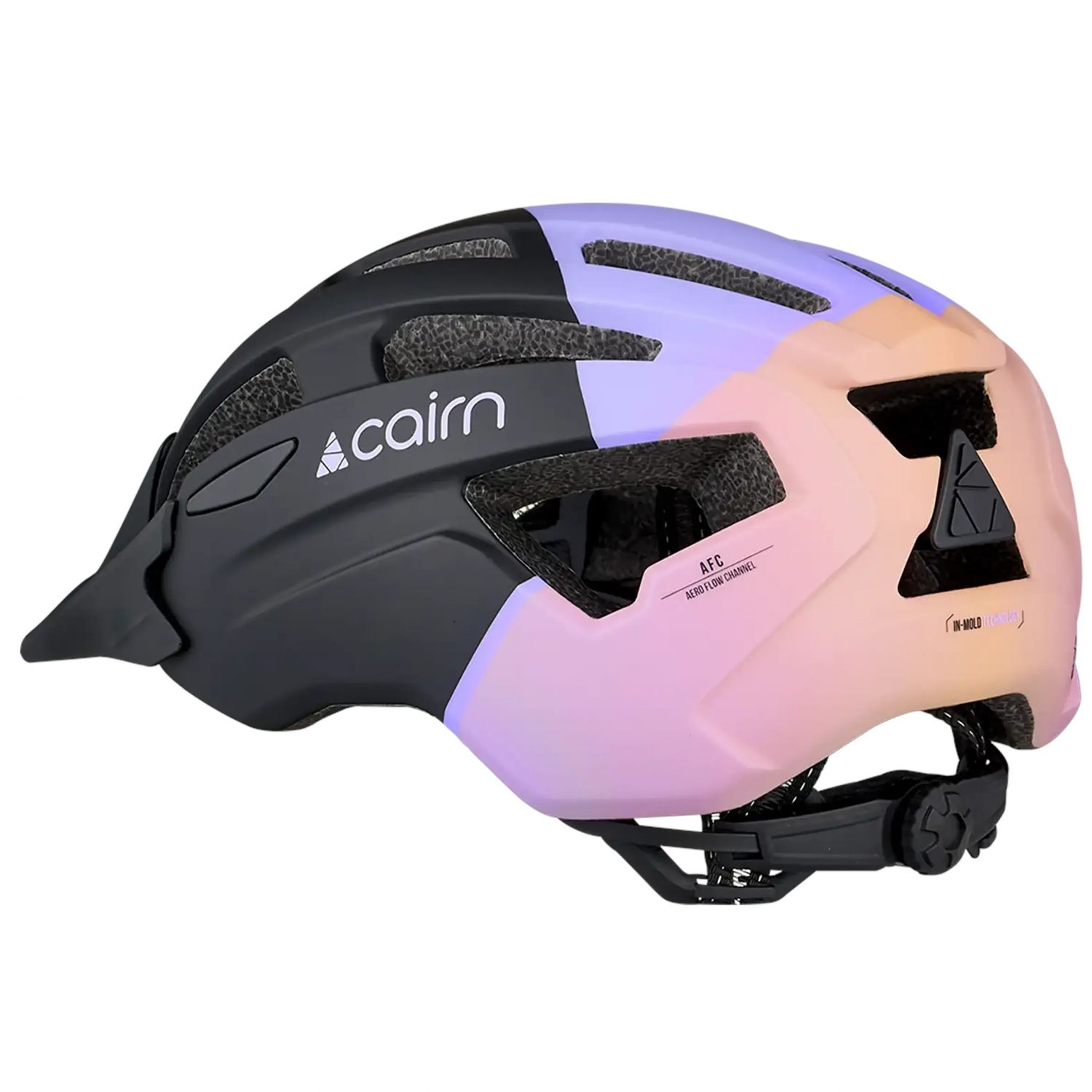 Cairn Prism XTR II J, cyklistická prilba, junior, čierna