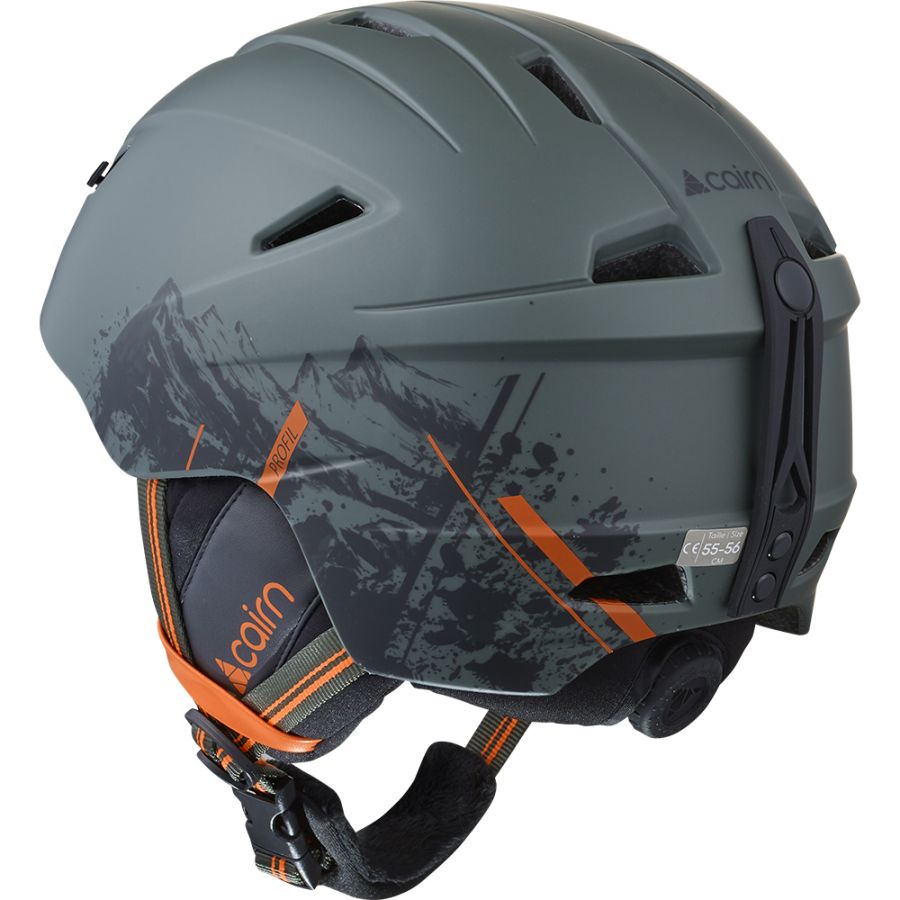 Cairn Profil, casque de ski, gris foncé