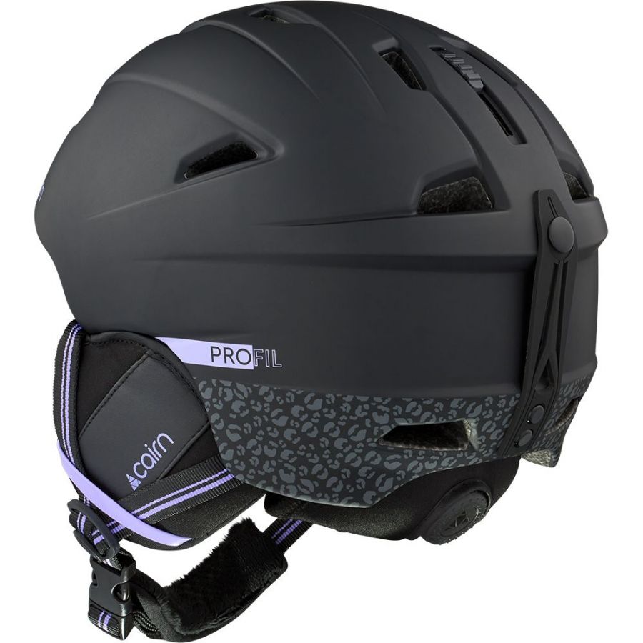 Cairn Profil, ski helmet, mat black leopard
