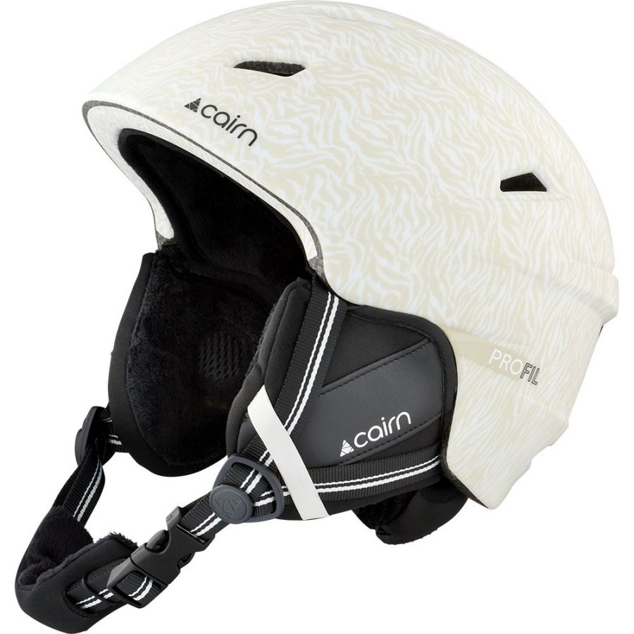 Cairn Profil, ski helmet, mat warm grey white