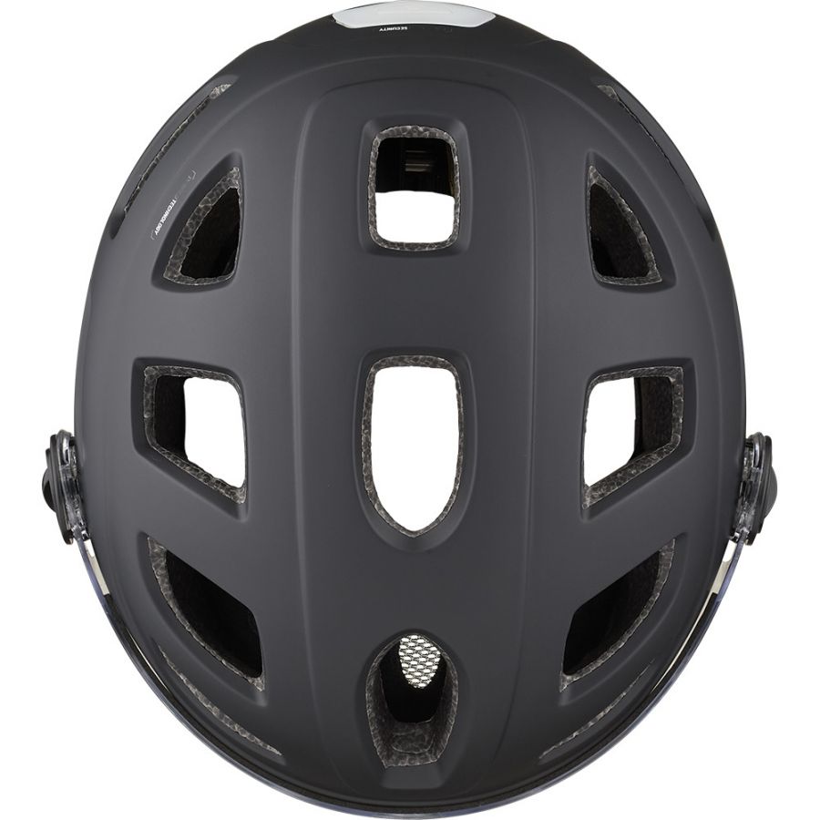 Cairn Quartz Visor, bike helmet, black