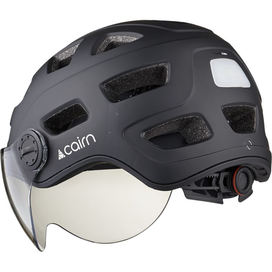 Cairn Quartz Visor, Sykkelhjelm, Mat Black