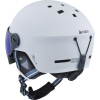 Cairn Reflex Visor, casque de ski avec visière, mat blanc