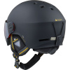 Cairn Reflex Visor, ski helm met vizier, zwart/goud