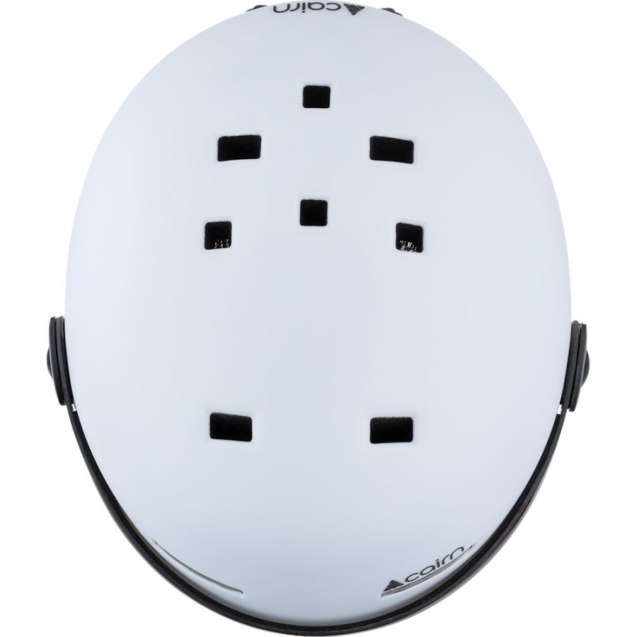 Cairn Reflex Visor, ski helmet with visor, mat white