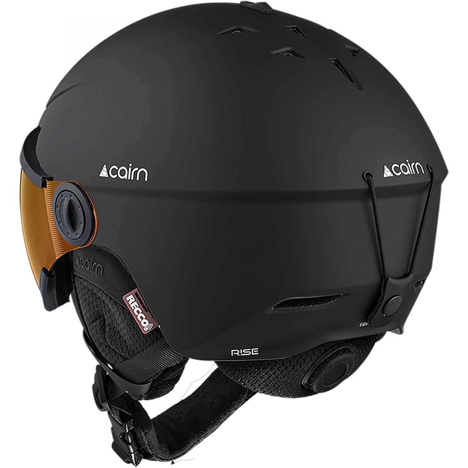 Cairn Rise II Photochromic, Skihjelm Med Visir, Mat Black