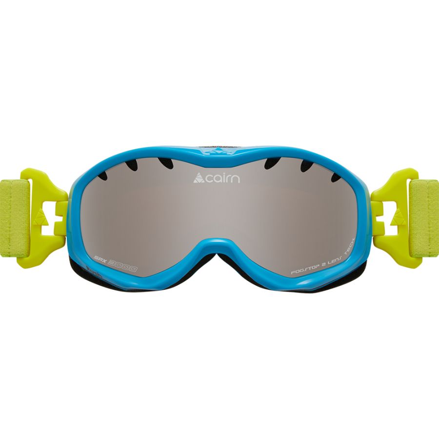Cairn Rush SPX3000, ski goggles, junior, shiny azure lemon