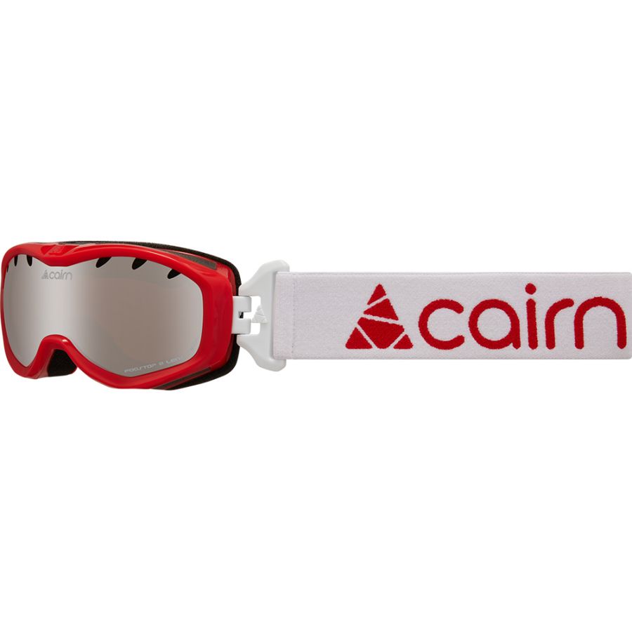 Cairn Rush SPX3000, ski goggles, junior, shiny red white
