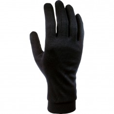 Cairn Silk, gants intérieurs, hommes, black